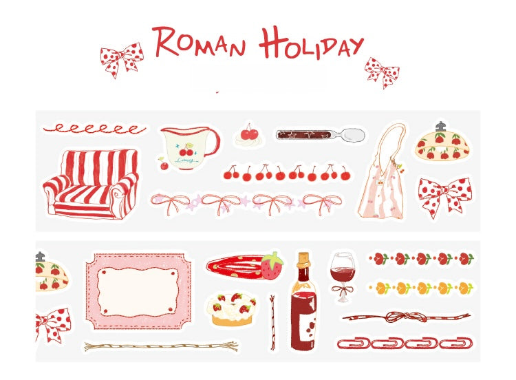 Cardlover - Roman Holiday Die-Cut Stickers Roll