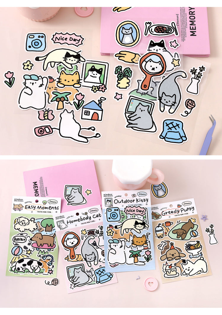 Cardlover - Full Time Chill Stickers