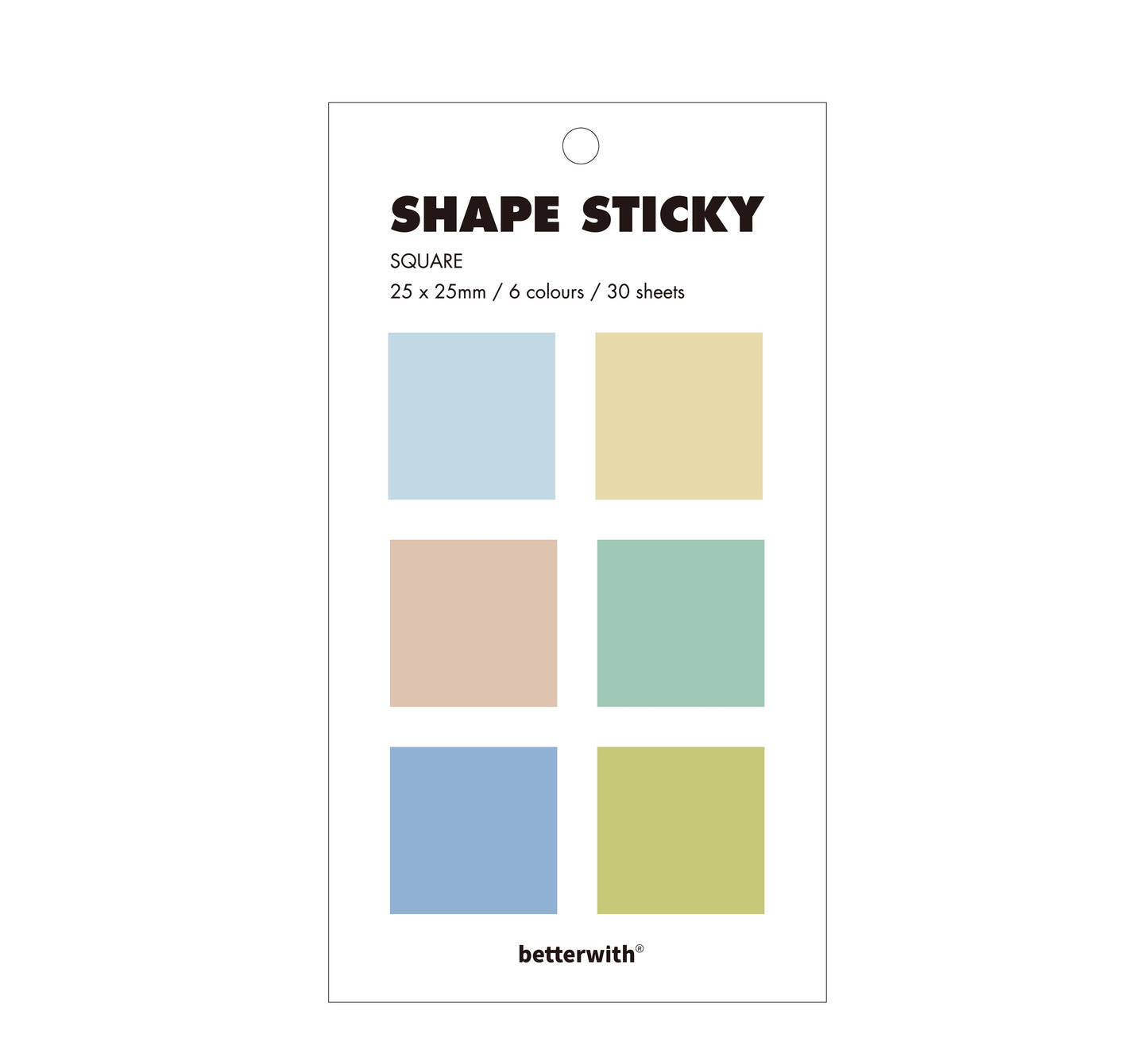 Betterwith Multicolor Sticky Notes