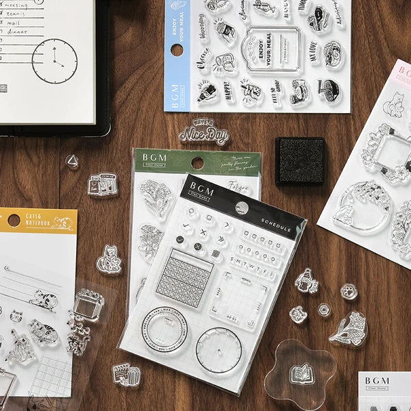 BGM Acrylic Clear Stamp Block