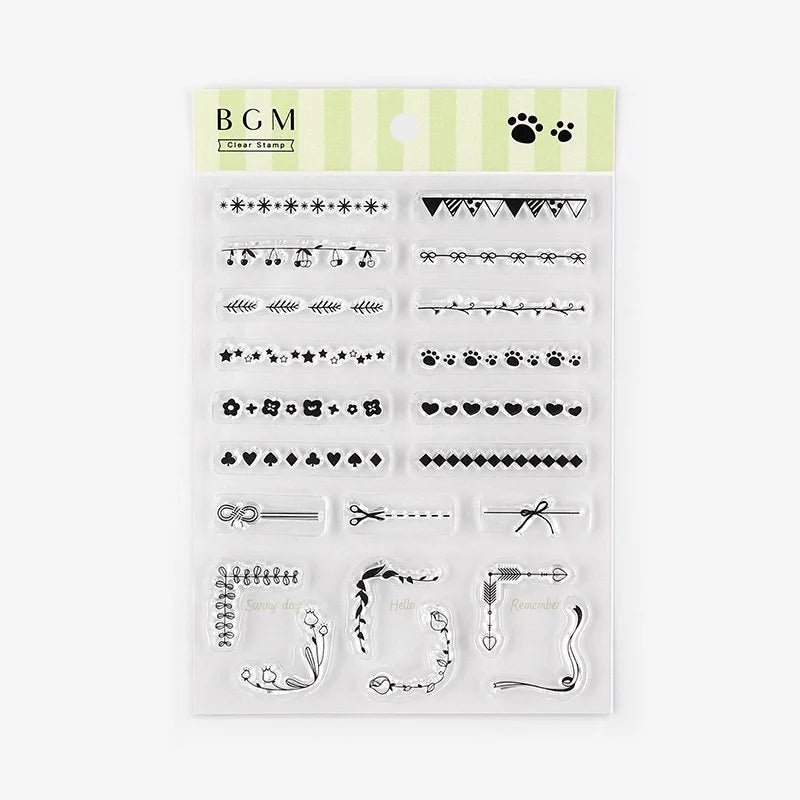 BGM Clear Stamps
