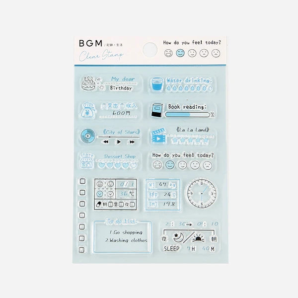 BGM Clear Stamps