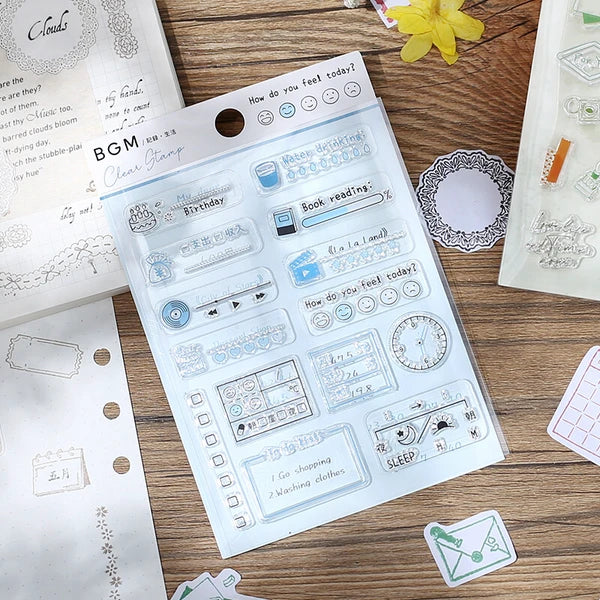 BGM Clear Stamps