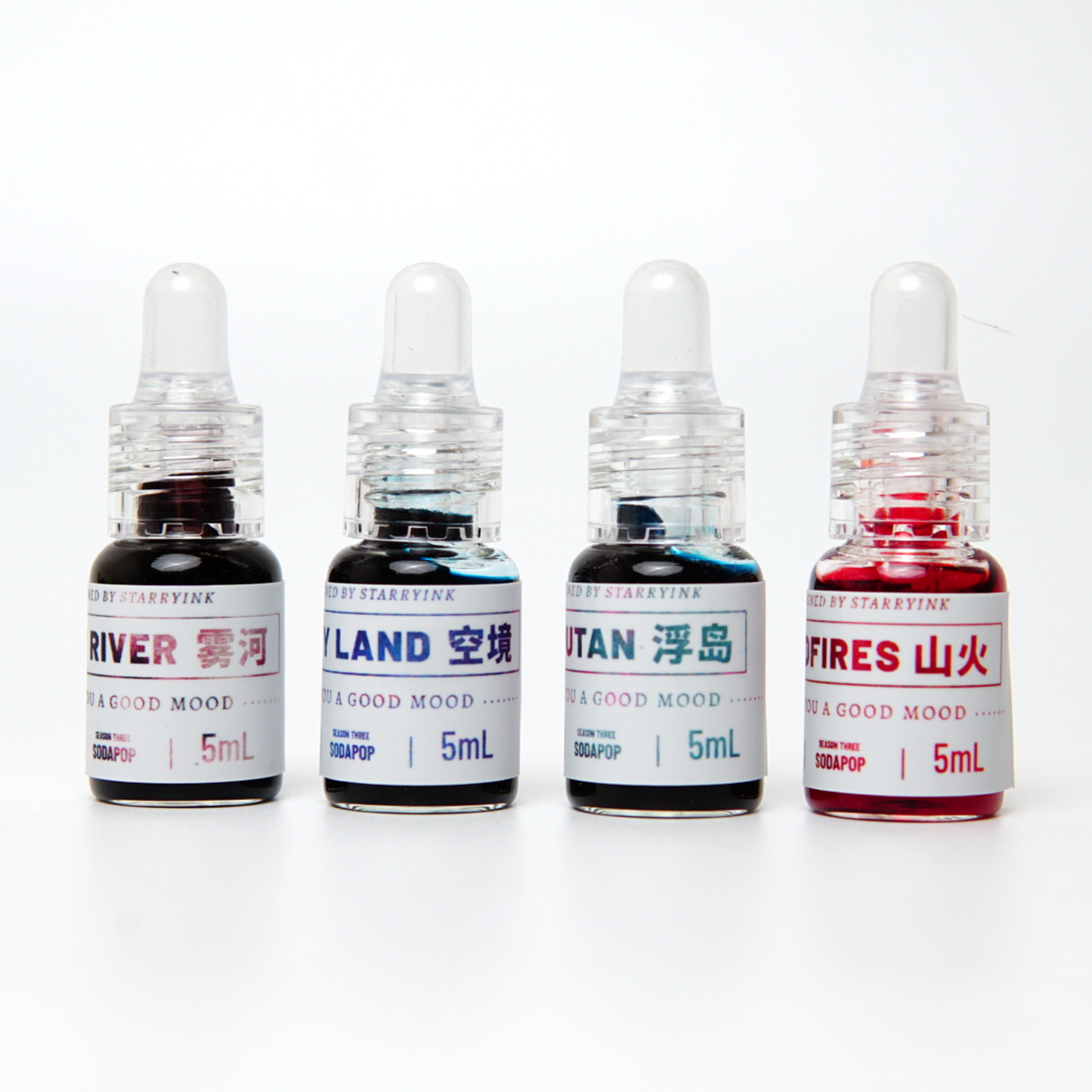 StarryInk Sodapop Series Sampler Sets