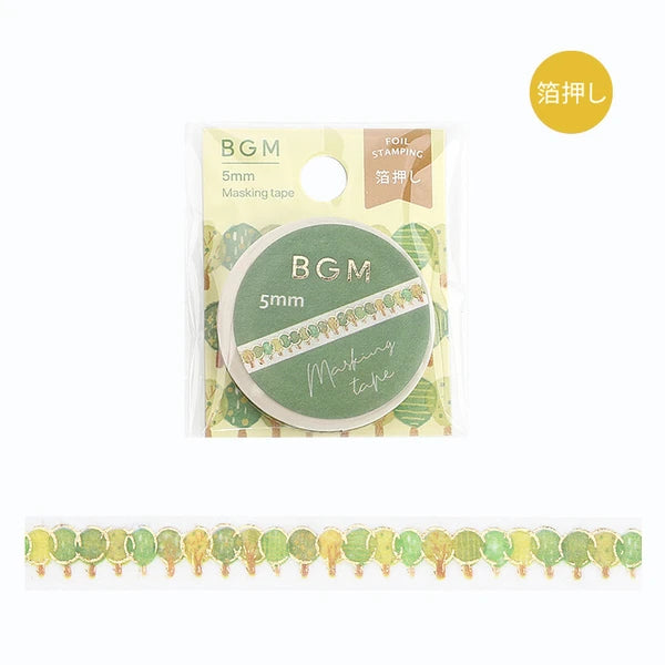 BGM Washi Tape - Row of Trees