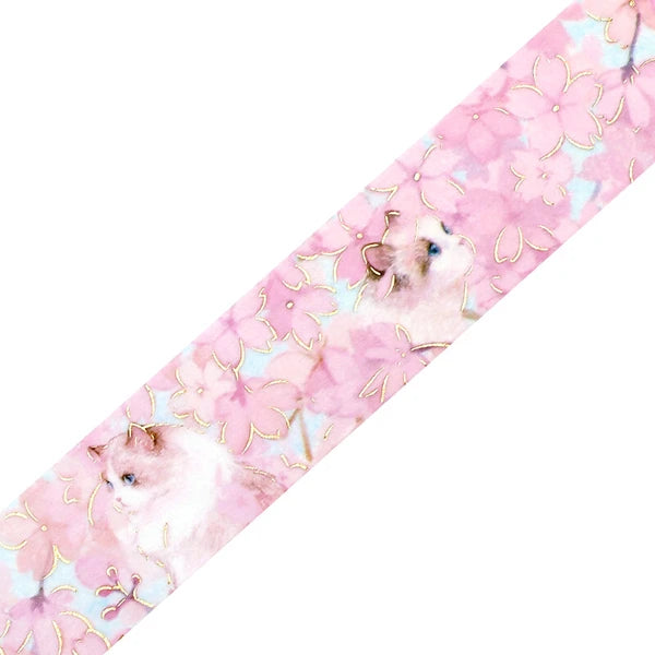 BGM Flowers and Cats Washi Tapes