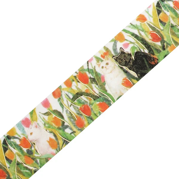 BGM Flowers and Cats Washi Tapes