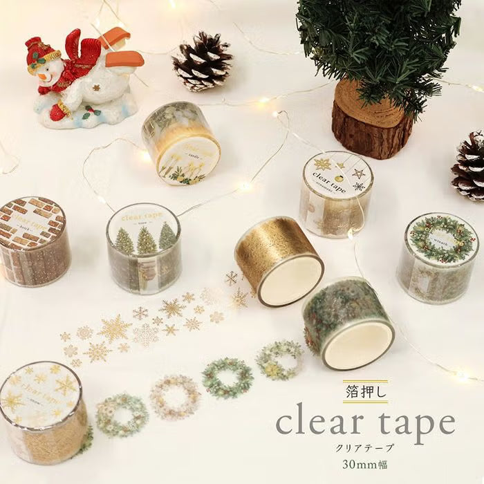 Mind Wave Clear Tape Foil-Stamped - Ornament (30mm)