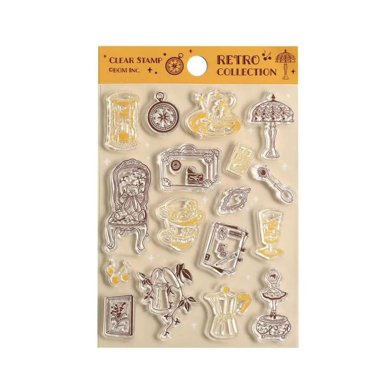BGM Clear Stamps - Retro Collection
