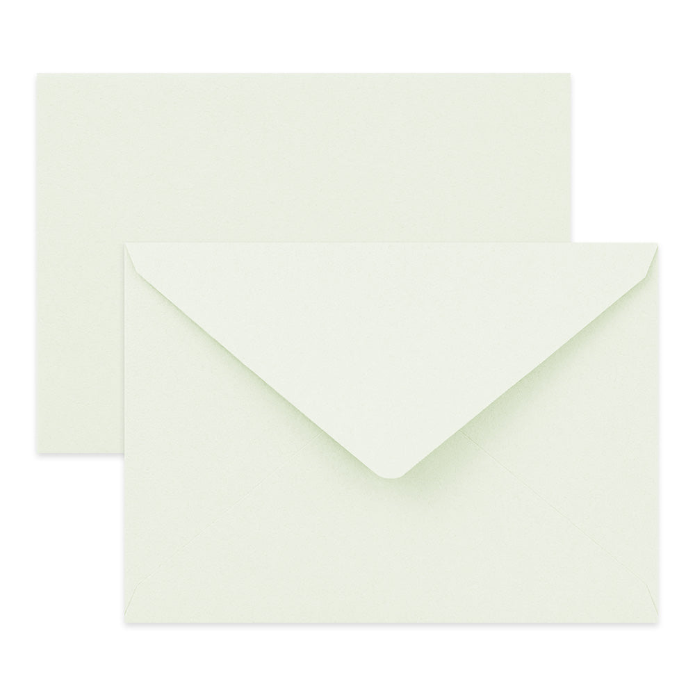 Midori Greeting Card - For You - Blue and Cream Flowers