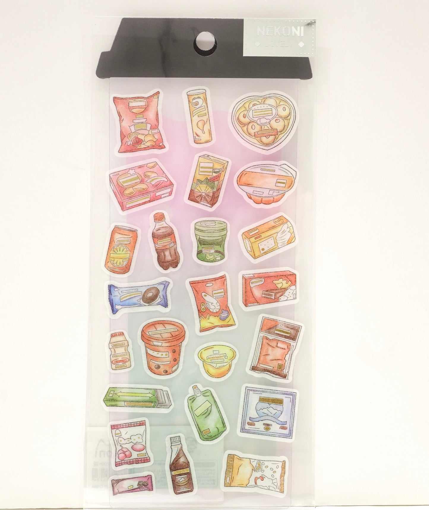 Nekoni Stickers - Lovely Series - Snacks