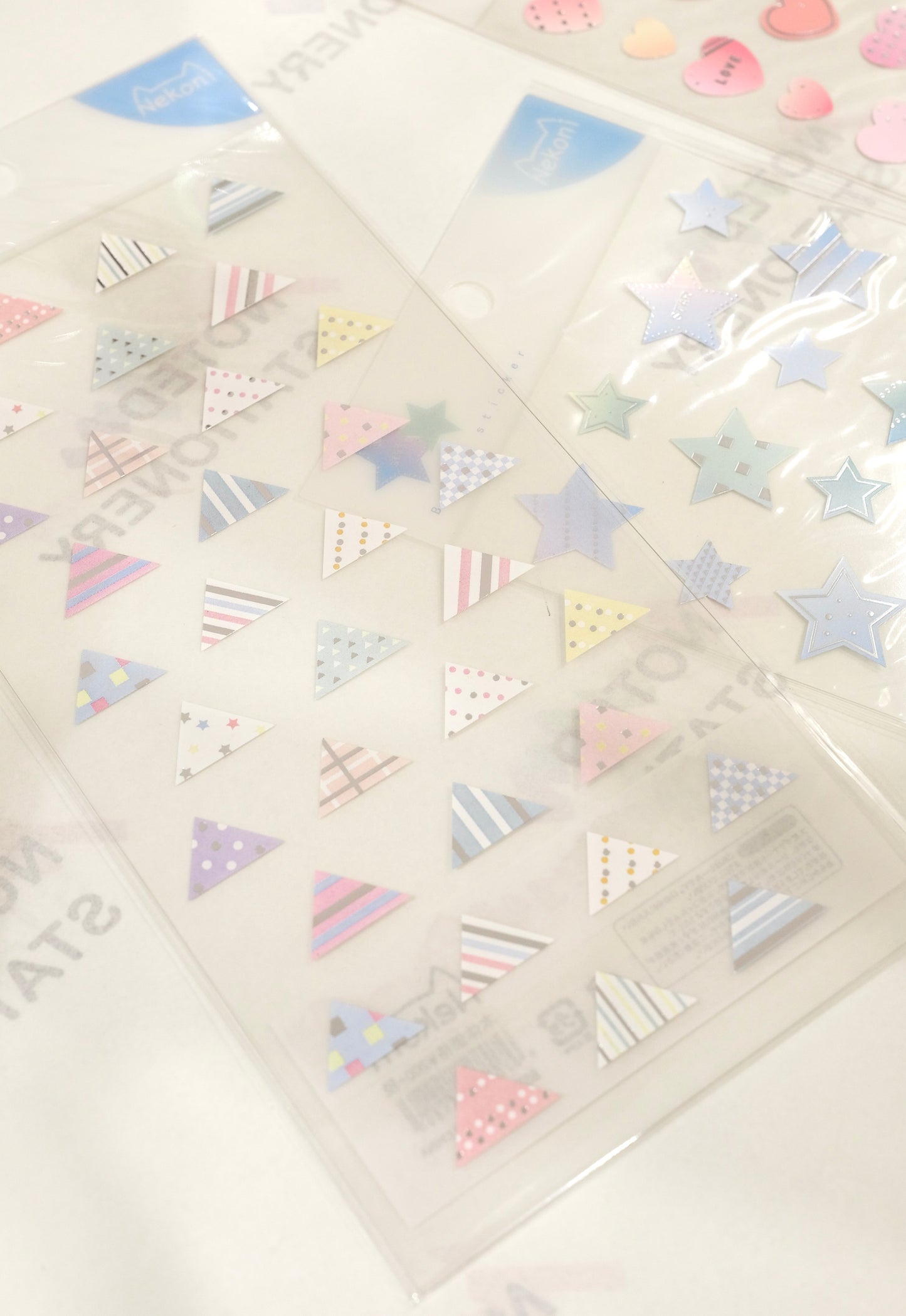 Nekoni Stickers - Basic Series - Triangles