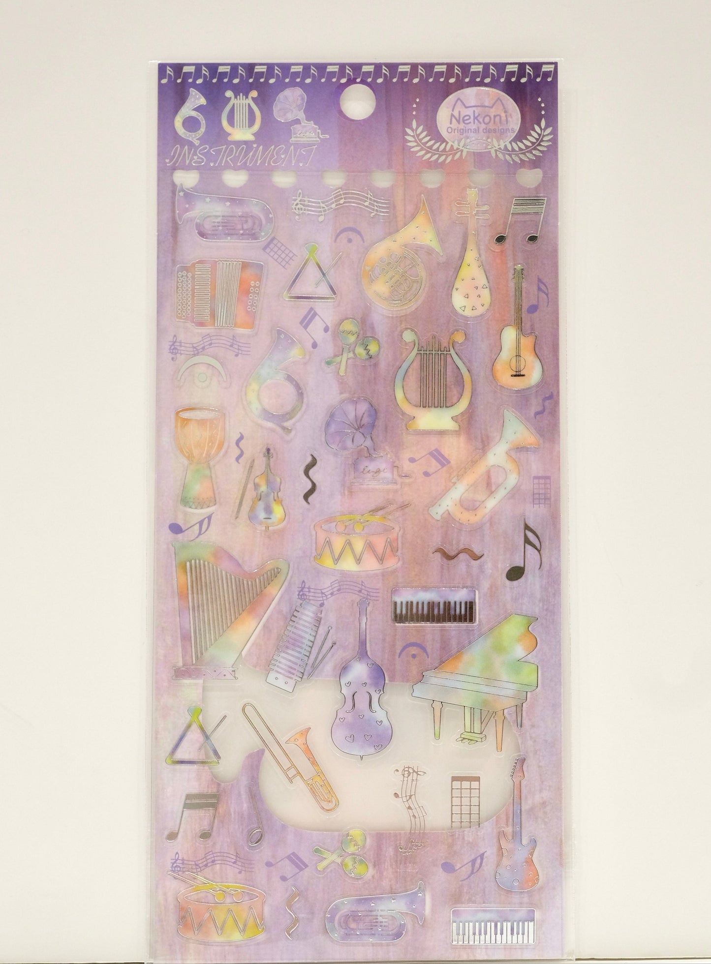 Nekoni Stickers - Music Instruments