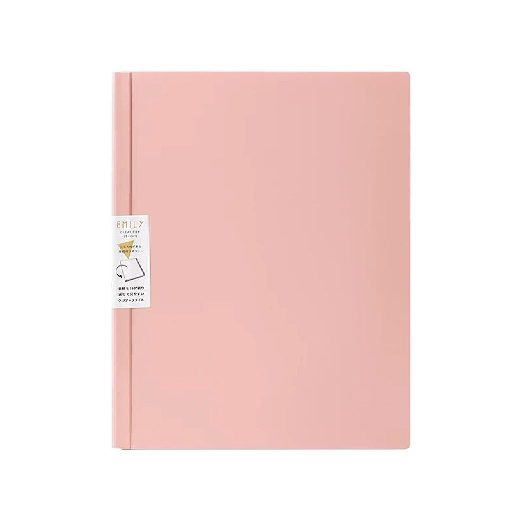 King Jim EMILy Hard Cover A4 Document Holder (3 Pockets)