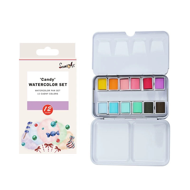 SeamiArt Watercolor Paint Set - Candy