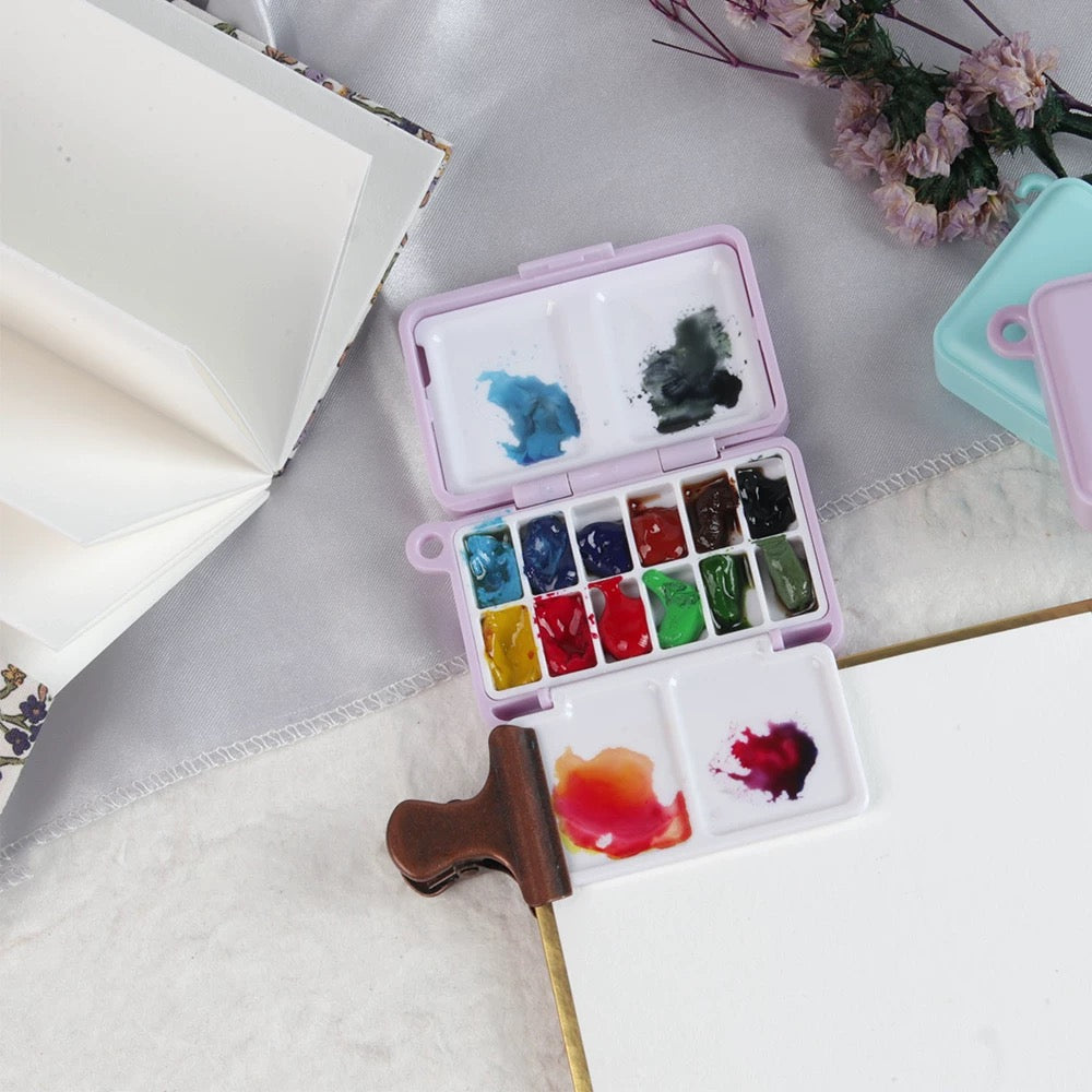 SeamiArt Mini Watercolor Palette Box
