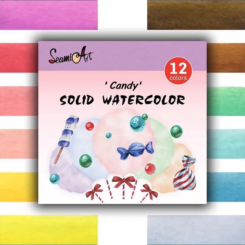 SeamiArt Watercolor Paint Set - Candy
