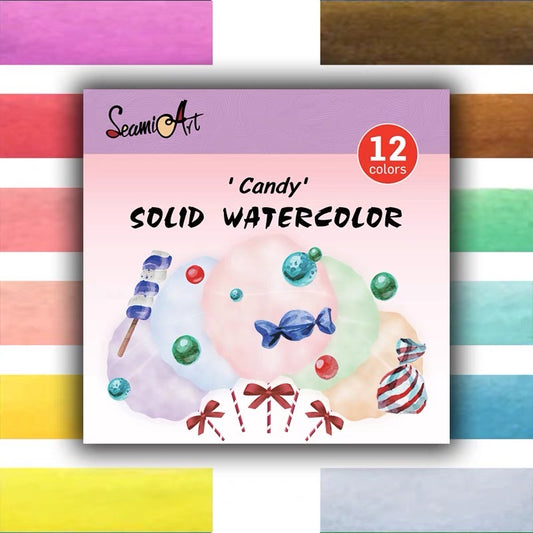 SeamiArt Watercolor Paint Set - Candy