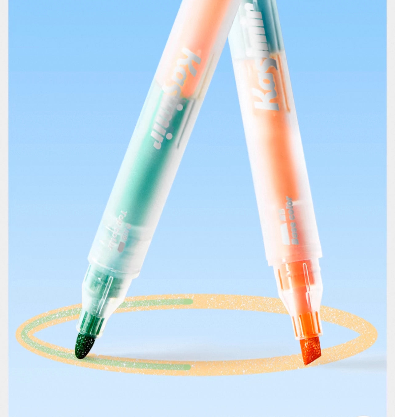 Kasimir Dual Tip Layerable Highlighters - Glittering Stars