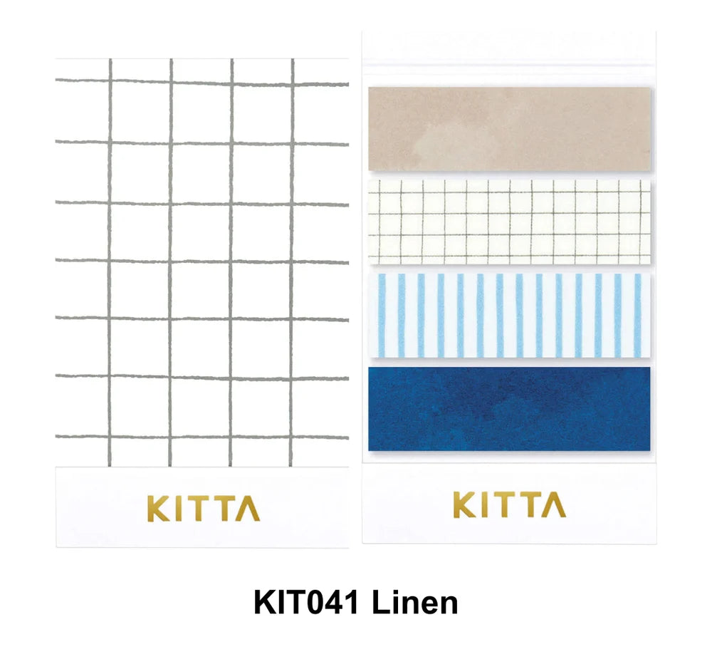 King Jim KITTA Basic Washi Masking Tapes