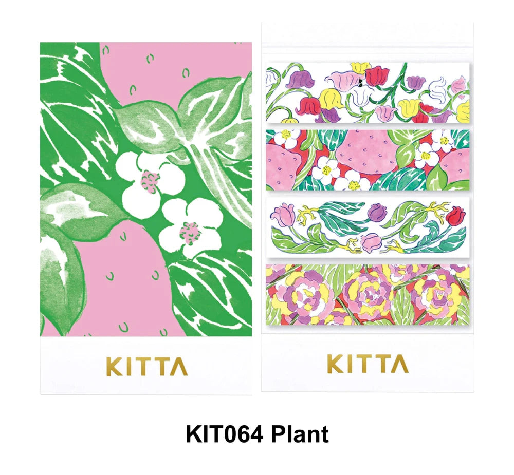 King Jim KITTA Basic Washi Masking Tapes