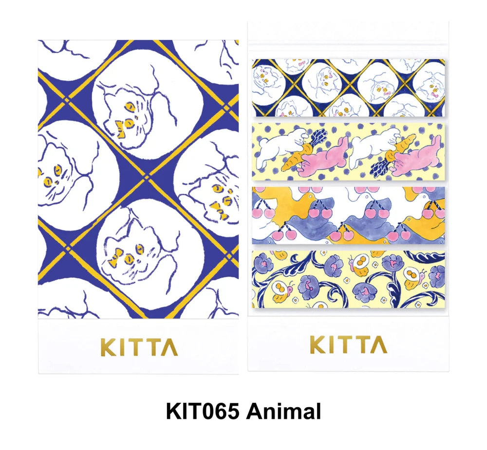 King Jim KITTA Basic Washi Masking Tapes