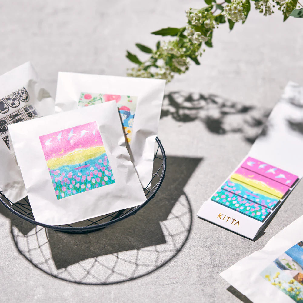 King Jim KITTA Basic Washi Masking Tapes