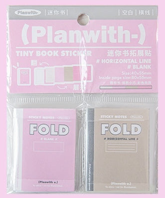 Planwith Tiny Book Sticky Notes