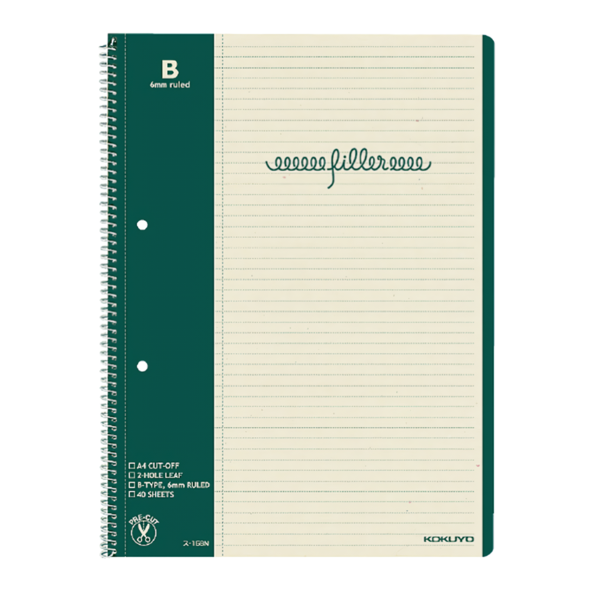 Kokuyo Filler Notebook A4