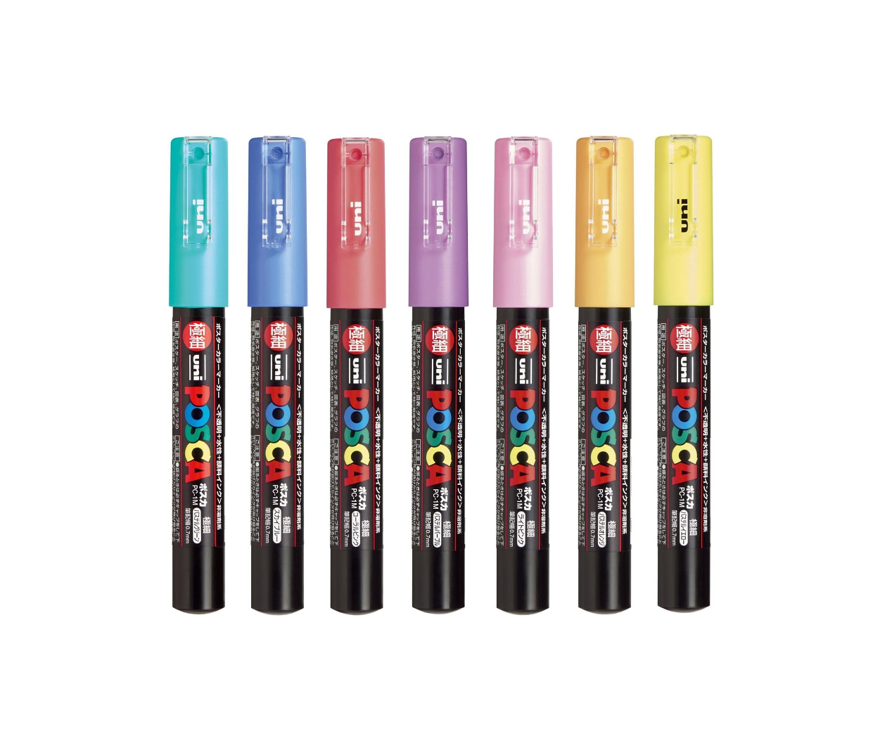 Uni Posca PC-1M Pastel Markers (Extra Fine Tip)