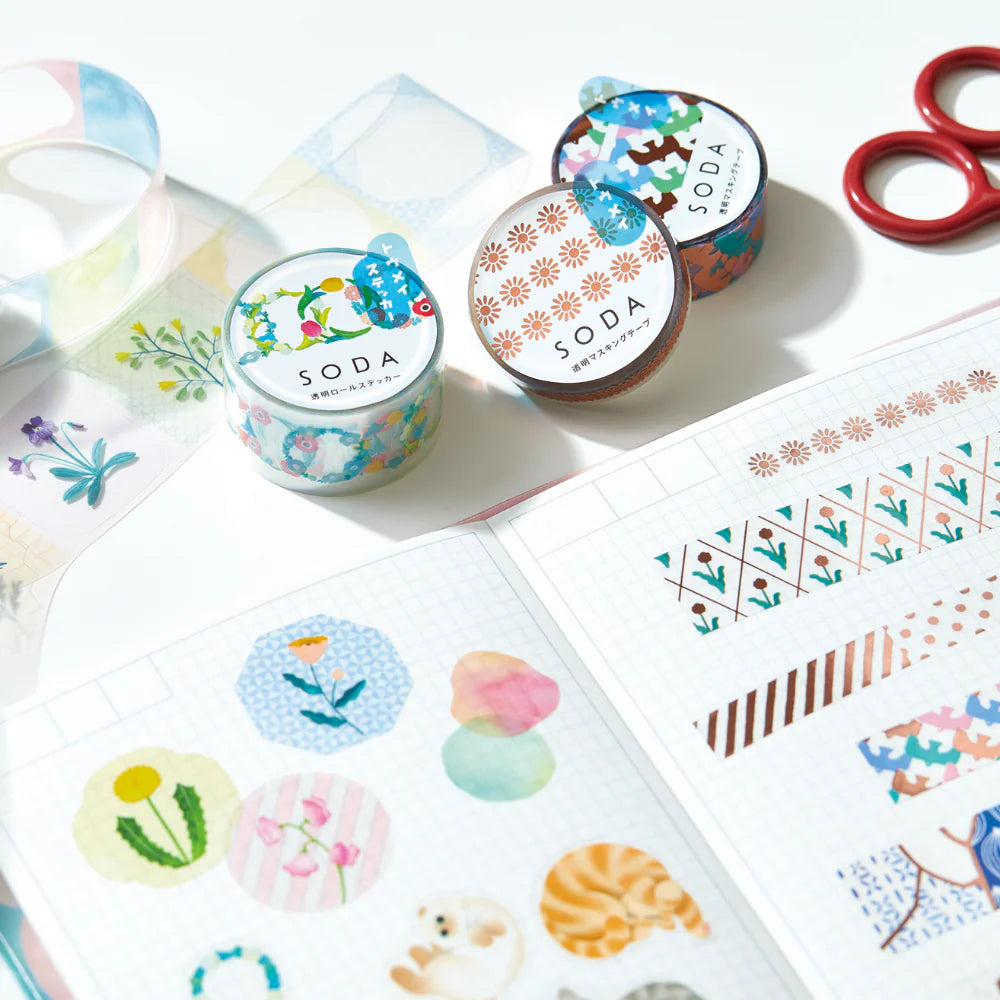 King Jim SODA Transparent Masking Tape 10mm - Ribbon