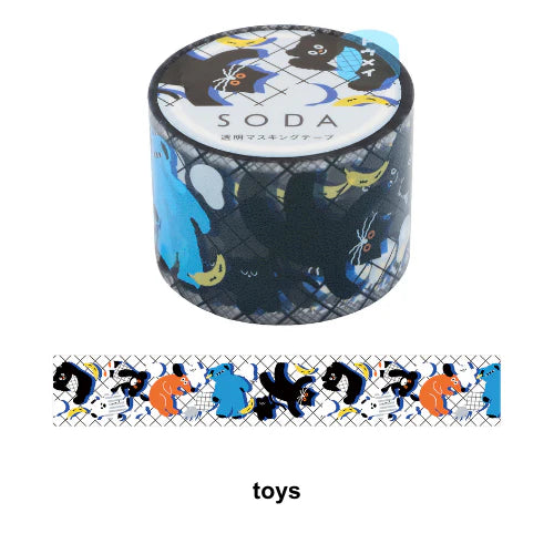 King Jim SODA Transparent Masking Tape 30mm - Toys