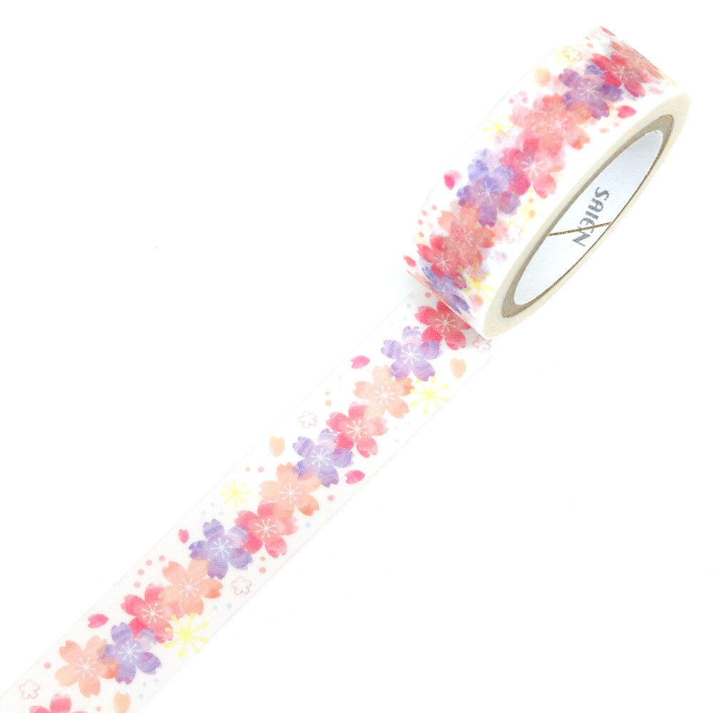 Saien Washi Tape - Cherry Blossom (15mm)