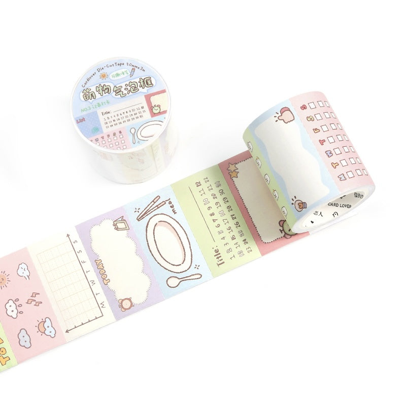 Cardlover - Cute Bubbles Writable Stickers Roll
