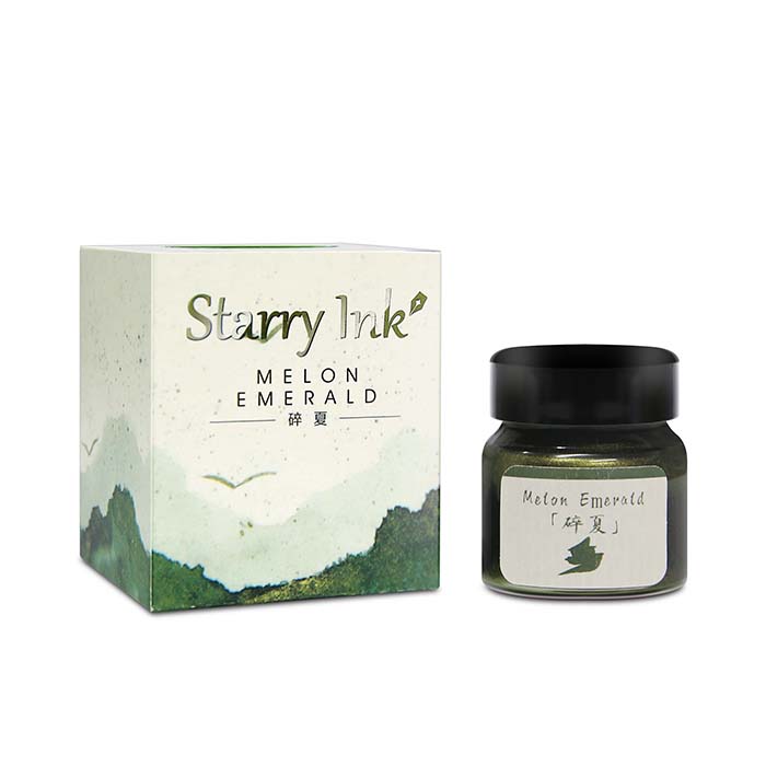 StarryInk Shimmer Ink - Melon Emerald