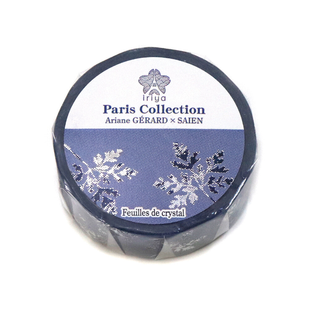 Saien X Ariane Gérard - Feuilles de Crystal Silver Foil Washi Tape (15mm)
