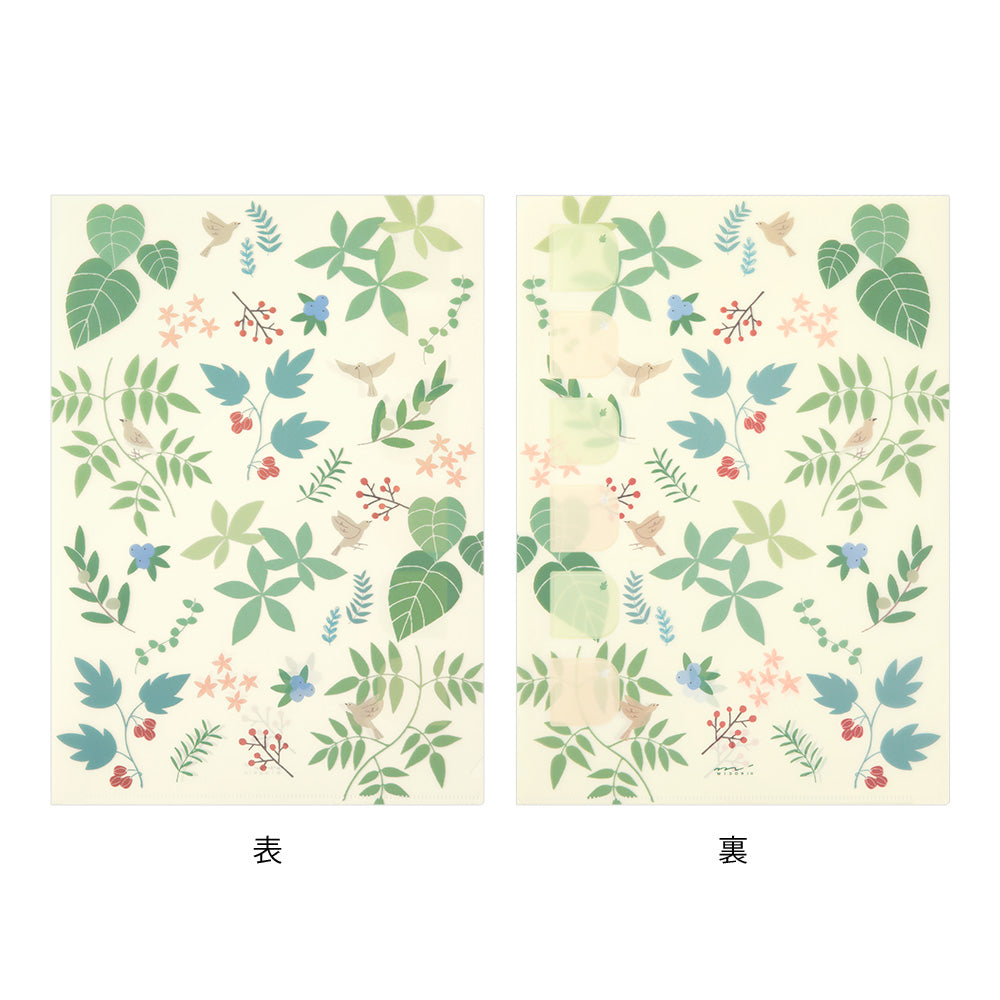 Midori Index Clear Folder Single Pocket A4 (Set of 2)