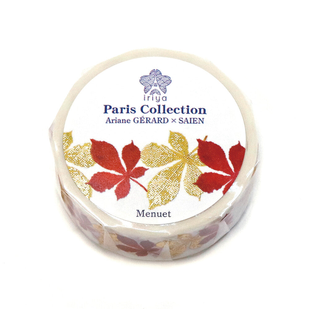 Saien X Ariane Gérard - Menuet Gold Foil Washi Tape (15mm)