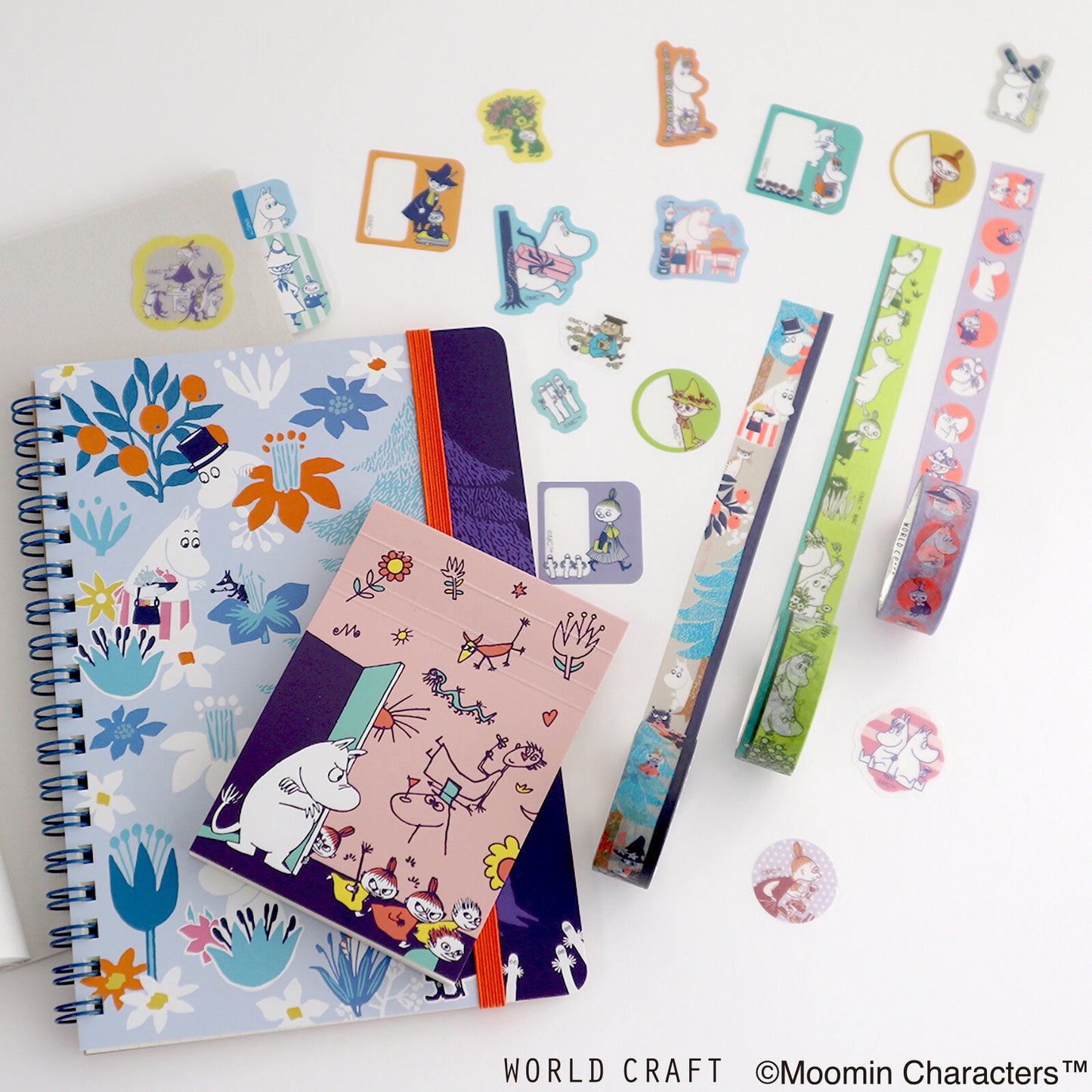 World Craft Moomin Washi Tape - Maru Purple