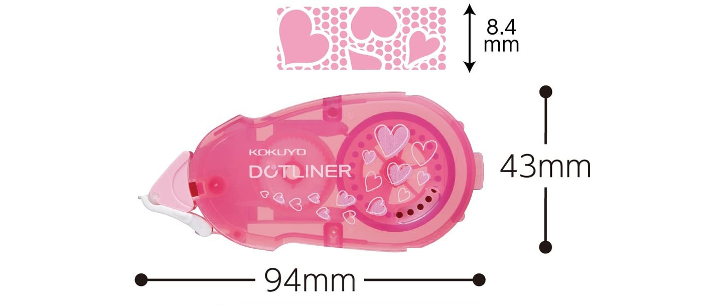 Kokuyo Dotliner Tape Runner - Heart