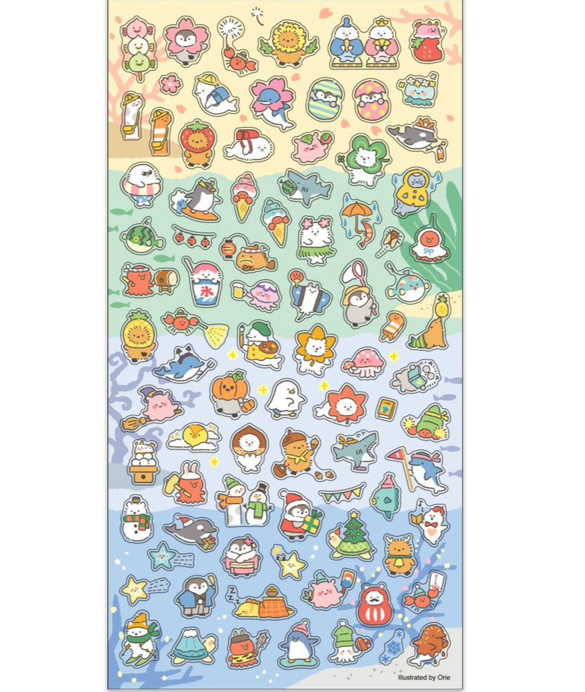 Mind Wave Stickers - Seal Stickers - Four Seasons