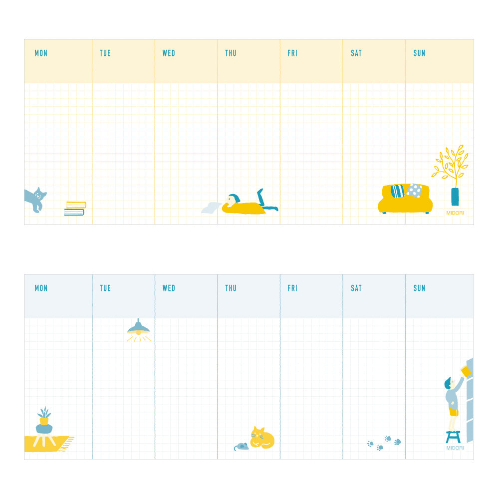 Midori Stand Memo Pad - Horizontal