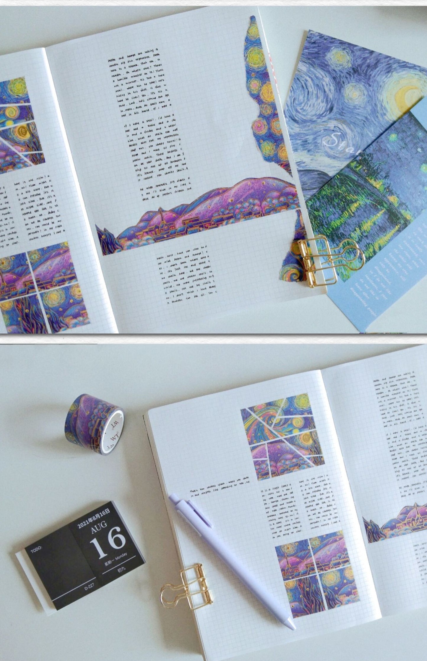 The Washi Tape Shop - Van Gogh - Washi Tape Set (6 Rolls)