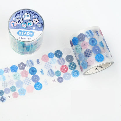 Cardlover - Little Buttons PET Glitter Stickers Roll