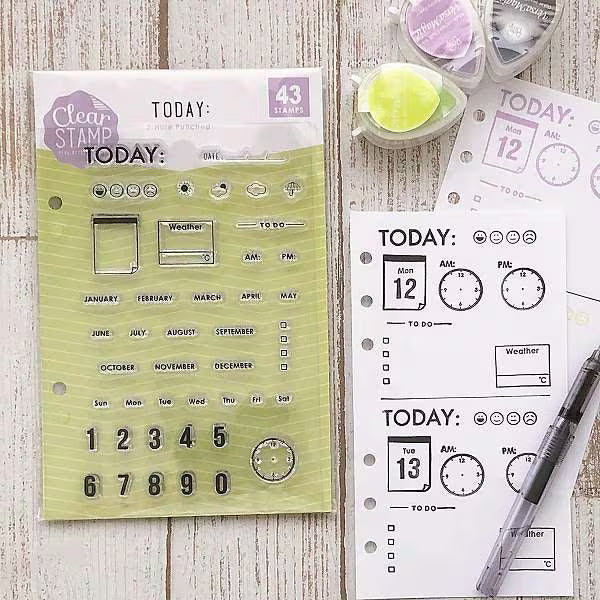 Kodomo No Kao Clear Stamps - Today