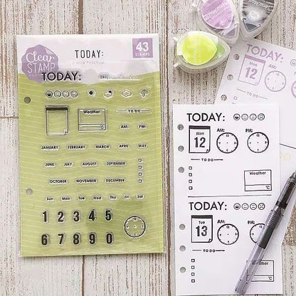 Kodomo No Kao Clear Stamps - Today