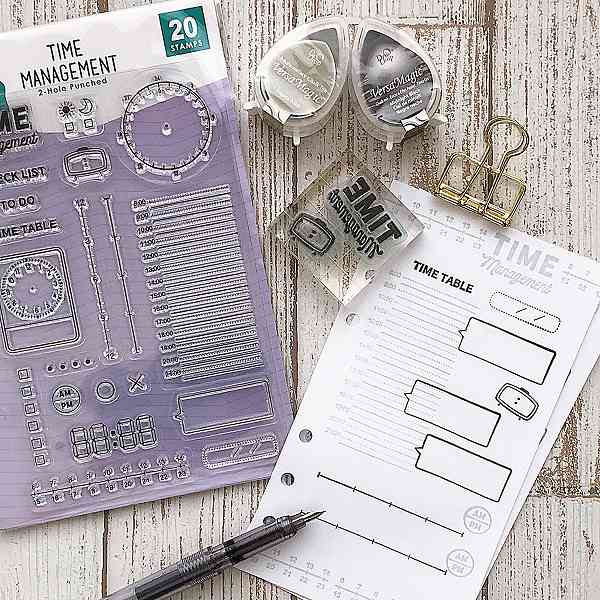 Kodomo No Kao Clear Stamps - Time Management