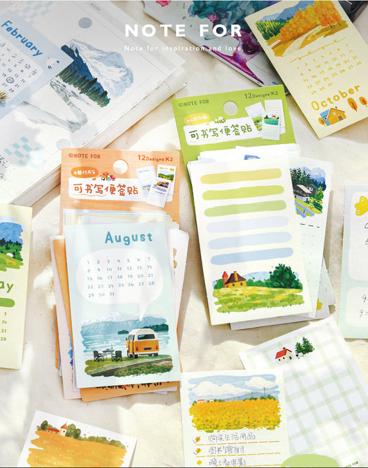 Note For - Passing Through The World Series - Sticky Notes