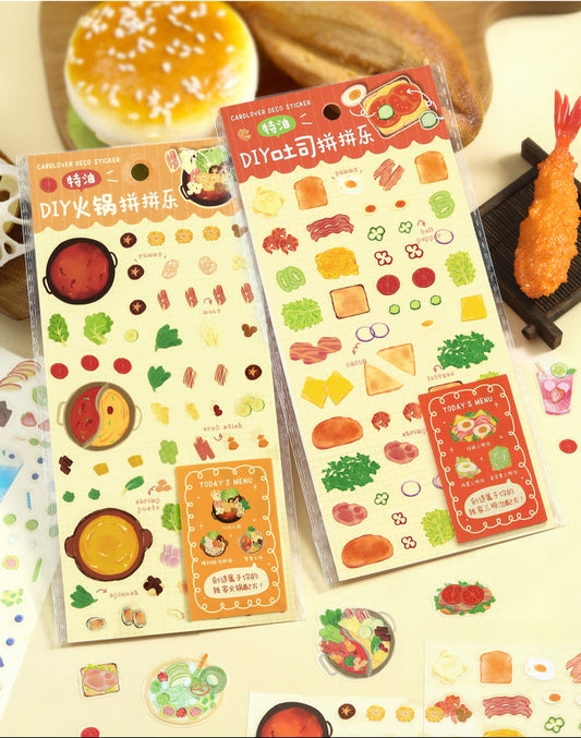 Cardlover- Vitality Kitchen Series - Interactive Stickers