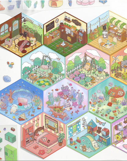 Cardlover - My Mini World Series - Scene Stickers